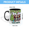 Uni Texas Longhorn Christmas Personalized Name Two Tone Mug