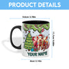 Uni Pig Christmas Personalized Name Two Tone Mug