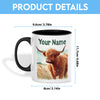 Uni Highland Personalized Name Two Tone Mug