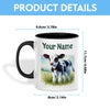 Uni Holstein Personalized Name Two Tone Mug