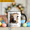 Uni Hereford Funny Personalized Name Two Tone Mug