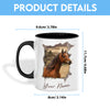 Uni Horse Funny Personalized Name Two Tone Mug