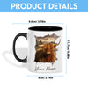 Uni Highland Funny Personalized Name Two Tone Mug