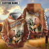 Uni Hereford Customize Name, Farm Name Brown Hoodie