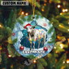 Uni Personalized Farmhouse Cow Acrylic Ornament (14 Breed Options)