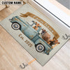 Uni Welcome to Our Farm Personalized Cow Truck Doormat (12 Cattle Breeds)