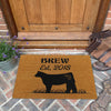 Uni Custom Coir Doormat For Cole Brew