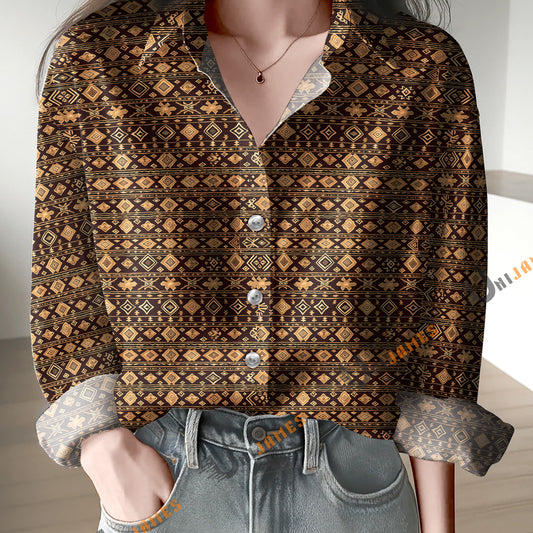 Uni Dark Tribal Bohemian Casual Shirt