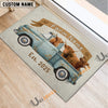Uni Welcome to Our Farm Personalized Cow Truck Doormat (12 Cattle Breeds)