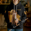 Uni Personalized Name & Farm Name Vintage Barn Cow Hoodie (10 Cattle Breeds)