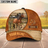 Uni Custom Name Horse Leather Pattern Cap TT8