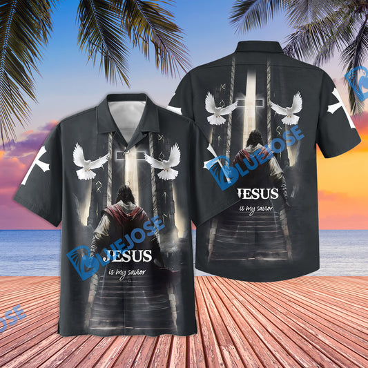 Unique Jesus Is My Savior Jesus Go To Heaven Hawaiian Shirt