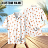 Uni Palm Tree Grove Orange   Aloha Shirt Short Sleeve Shirt Vacation Hawaiian Outdoor Vacation