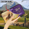 Uni Horses I Always Thought Love Personalized Leather Clutch