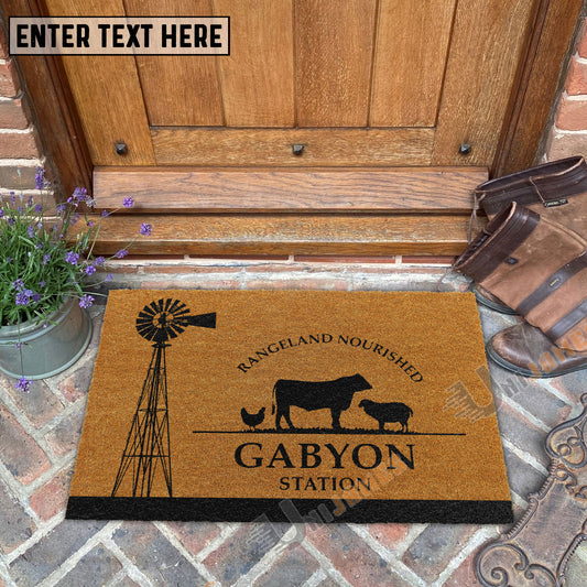 Uni Custom Coir Doormat For Alivia Knight