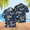 Uni Bamboo Paradise Navy   Aloha Shirt Short Sleeve Shirt Vacation Hawaiian Outdoor Vacation