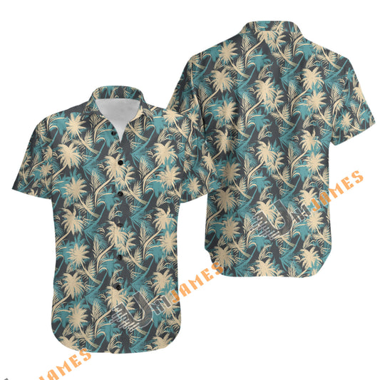 UniJames Comfort Luau (Blue) Button Down For Men
