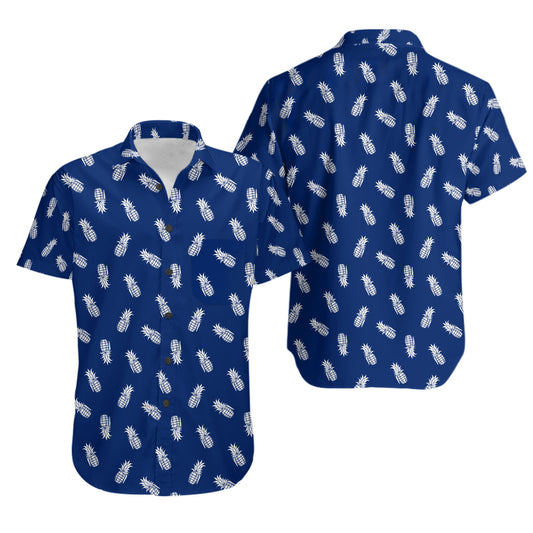 UniJames Comfort Pineapple Grenade (Navy) Button Down For Men