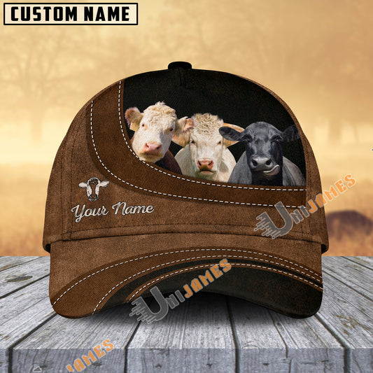 Uni Black Angus, Hereford and Charolais Happiness Customized Name Cap
