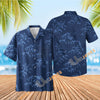 Uni Bamboo Garden Navy   Aloha Shirt Short Sleeve Shirt Vacation Hawaiian Outdoor Vacation