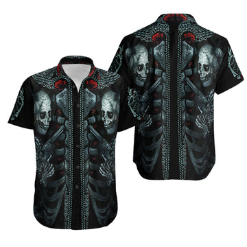 UniJames Comfort Respeto Button Shirt, Hawaiian Shirt (Pearl Snaps) For Men