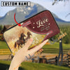 Uni Horses I Always Thought Love Personalized Leather Clutch