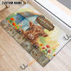 Uni Personalized Country Cutie Farm Custom Cow Welcome Mat (10 Cattle Breeds)