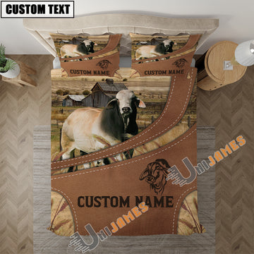 Uni Custom Name Brahman On Farm Bedding Set