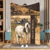 Uni Personalized Name Brahman Peaceful Farm 3D Blanket