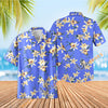 UniJames Star Orchid - Periwinkle Short Sleeve Hawaiian Shirt