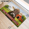 Uni Personalized Welcome to the Farm Cow Doormat (10 Cattle Breeds)