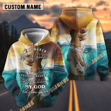 Uni Hand Of God Way Marker 3D Hoodies For Women Men, God 3D Printed Hoodie, Christian Apparel Hoodies