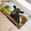 Uni Personalized Welcome to the Farm Cow Doormat (10 Cattle Breeds)