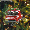 Uni Personalized Dexter Christmas Farm Truck Custom Shape Acrylic Ornament