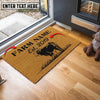 Uni Simmental Custom Farm Name Custom Year Coir Doormat