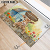 Uni Personalized Country Cutie Farm Custom Cow Welcome Mat (10 Cattle Breeds)