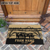 Uni Angus Sunshine Field Custom Farm Name Custom Year Coir Doormat