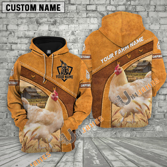 Uni Personalized Name Orpingtons Chicken Hoodie