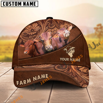 Uni Beefmaster Farming Life Customized Name And Farm Name 3D Classic Cap