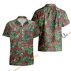UniJames Endangered Species: Pacific Island Birds - Apple Butter Short Sleeve Hawaiian Shirt