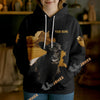 Uni Personalized Name & Farm Name Vintage Barn Cow Hoodie (10 Cattle Breeds)