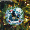 Uni Personalized Farmhouse Cow Acrylic Ornament (14 Breed Options)