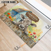 Uni Personalized Country Cutie Farm Custom Cow Welcome Mat (10 Cattle Breeds)