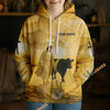 Uni Personalized Name & Farm Name Jesus Blessed This Farm Christian Hoodie (10 Cattle Breeds)