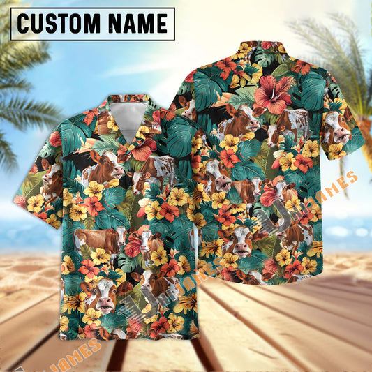 Uni Ayrshire Tropical Floral Cool Summer Hawaiian Shirt