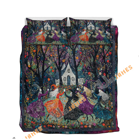 Uni All Season Quilt 3-Piece Set Beautiful Witchy Woman