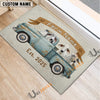 Uni Welcome to Our Farm Personalized Cow Truck Doormat (12 Cattle Breeds)
