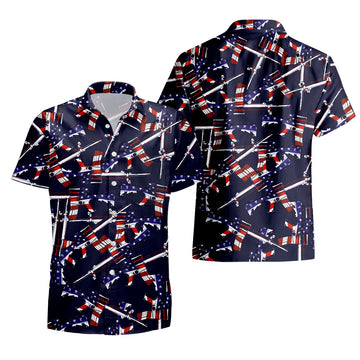 UniJames Comfort The 4th Button Shirt, Hawaiian Shirt For Men