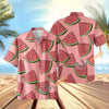 UniJames Pink Juicy Watermelon Paradise Hawaiian Shirt