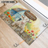 Uni Personalized Country Cutie Farm Custom Cow Welcome Mat (10 Cattle Breeds)